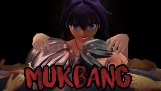 MUKBANG || HOROR MOVIE SAKURA SCHOOL SIMULATOR