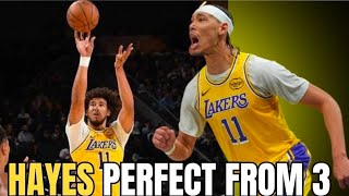 LAKERS JAXSON HAYES PERFECT FROM 3