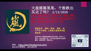 大盘摇摇晃晃，个股跌出买点了吗？ /ES,/NQ,/BTC,/ETH,SPY,QQQ,IWM,IGV,AMZN,TSLA,NVDA,META,MSFT,ORCL,ALAB,LEU,COIN,VST