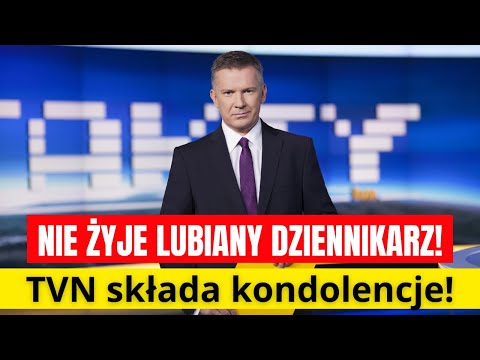 Nie żyje znany i lubiany dziennikarz! TVN jako pierwszy składa oficjalne kondolencje!