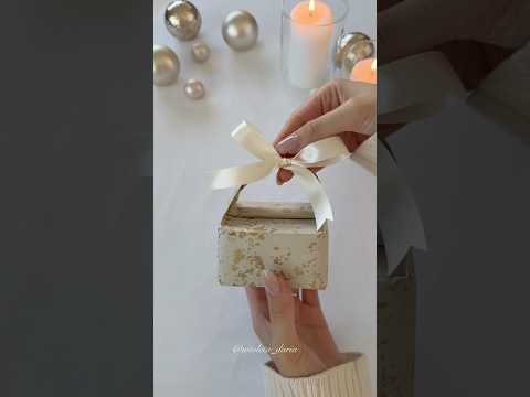 Geschenkeinspo mit Henkel🤩 #diy #xmas #gift #weihnachten #geschenk #christmas #wrappinggifts #bow