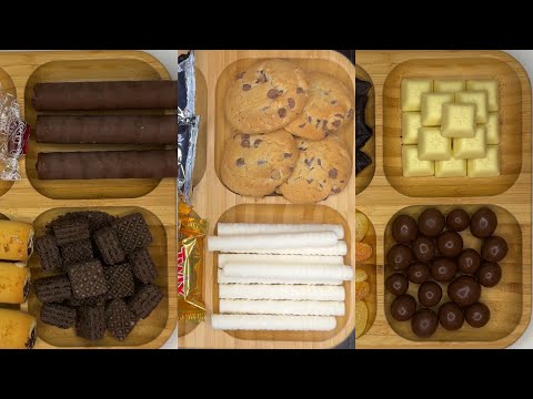 Filling platter with sweets compliations | 1, 2 or 3? asmr