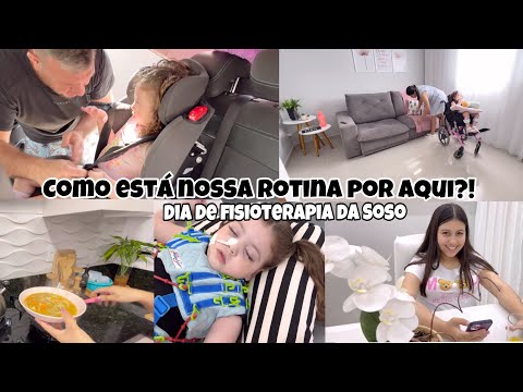 Como está nossa rotina por aqui?! | Soso indo pra fisioterapia | fiz uma sopa deliciosa