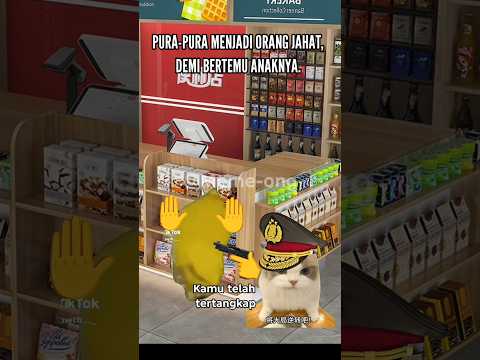 Meme kucing, Pura-pura menjadi orang jahat. #memekucing #kisahinspiratif #ceritainspiratif