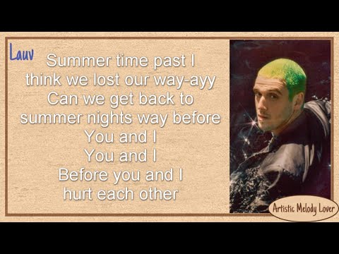 Lauv - Summer Night (Lyrics)