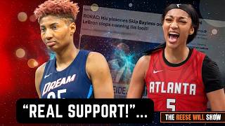 Angel McCoughtry gives advice to the Angel Reese and Atlanta Dream #angelreese #wnbanews