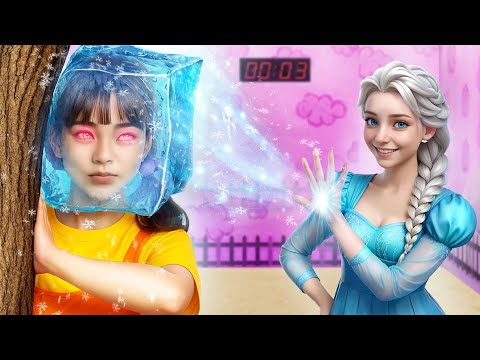 Le Squid Game avec des Super-Héros! Cache-Cache - Défi!
