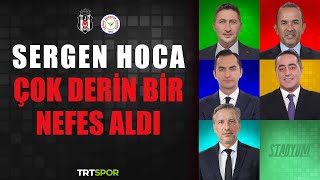 "Sergen Hoca çok derin bir nefes aldı" | Beşiktaş - Çaykur Rizespor l Stadyum