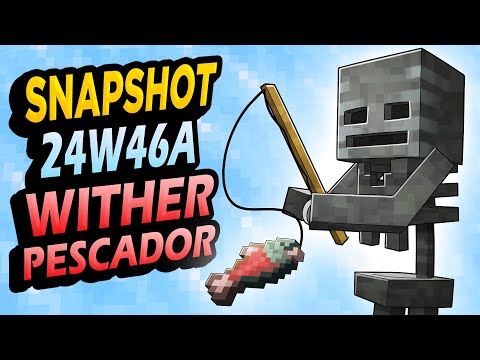 ✅ WITHER PESCADOR 👉 Snapshot 24w46a Minecraft 1.21.4