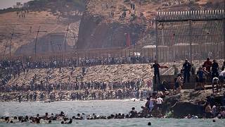 YouTube video thumbnail: Spanish Police Chief Denies Existence of Report Blaming Morocco for Ceuta Migrant Crossings