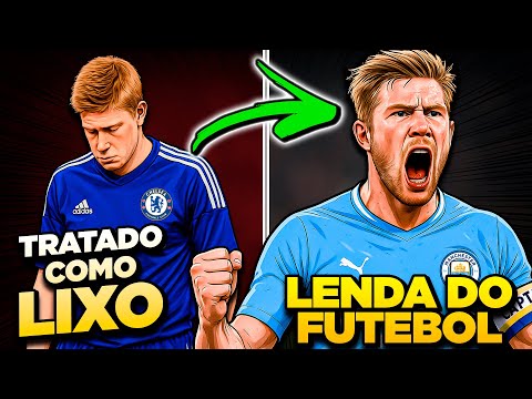 De DESCARTADO à LENDA DO FUTEBOL: A história de superação de Kevin De Bruyne ⚽🔥