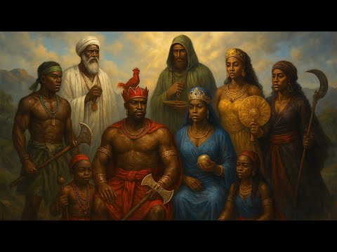 Iworos terminan Ceremonia y le cantan a los Orishas
