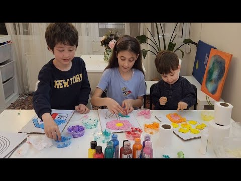 Eylül Poyraz Peçete Boyama Yaptı!! Renkli Boyalarla Marker Boyama!! @eylülvepoyraz