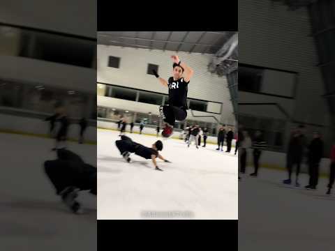 Ice skating is crazy😳