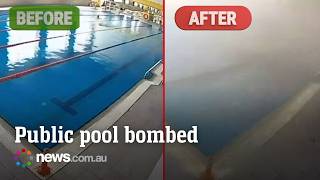 Dramatic CCTV footage captures strike on fitness centre in Ukraine