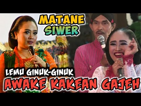 MATANE SIWER⚜️Tatin awake kakean gajeh sampek ginuk-ginuk‼️Limbukan lucu tatin ki seno #dalangseno