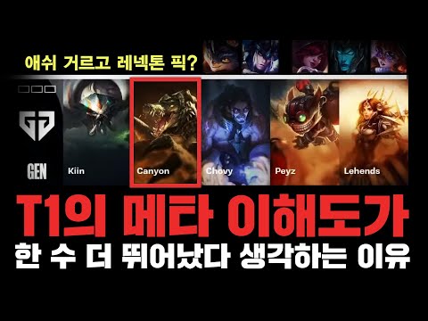 왜 T1선수들은 본인들의 메타 이해도가 더 뛰어나다 생각하고 있을까