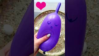 making slime with funny ballons #youtubeshorts