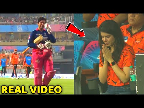 Kavya Maran Heart Touching Gesture When Vaibhav Crying After Got out At 97 and missed Century