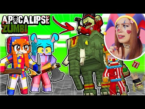 POMNI e JAX no CIRCO DIGITAL ZUMBI do MINECRAFT