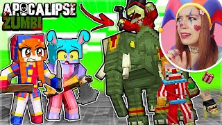 POMNI e JAX no CIRCO DIGITAL ZUMBI do MINECRAFT