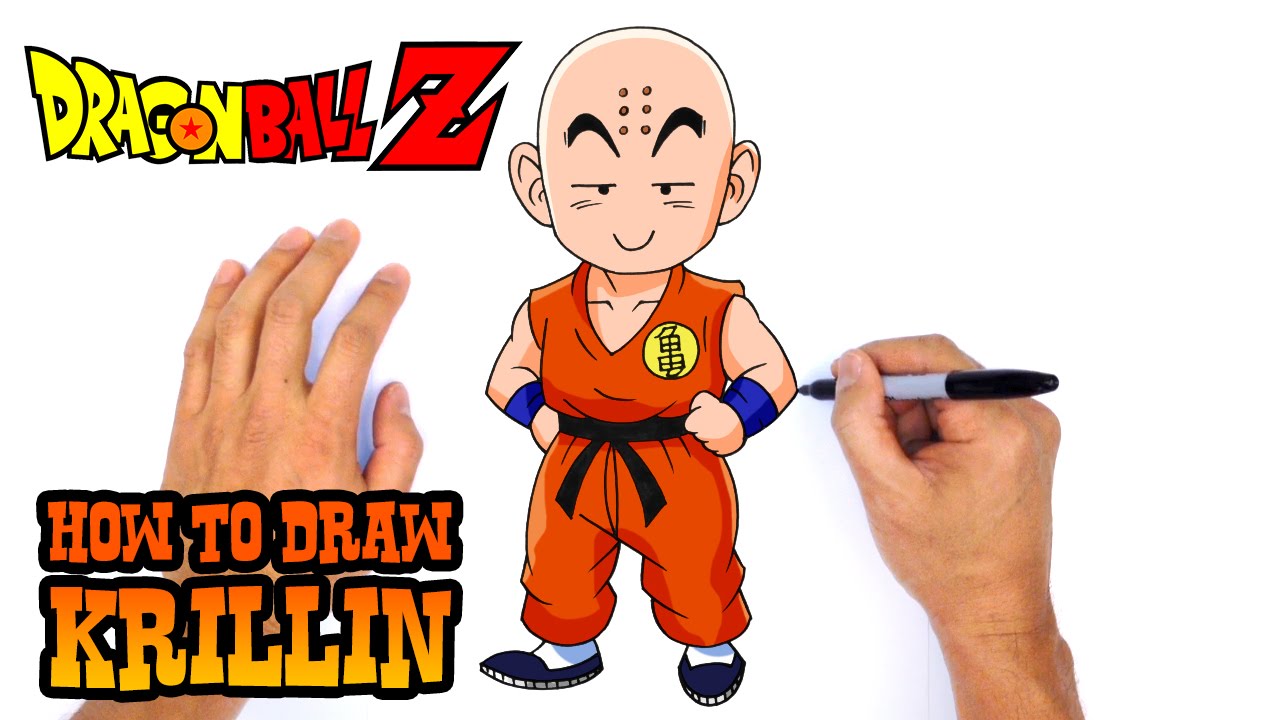 How to Draw Krillin - Dragon Ball Z
