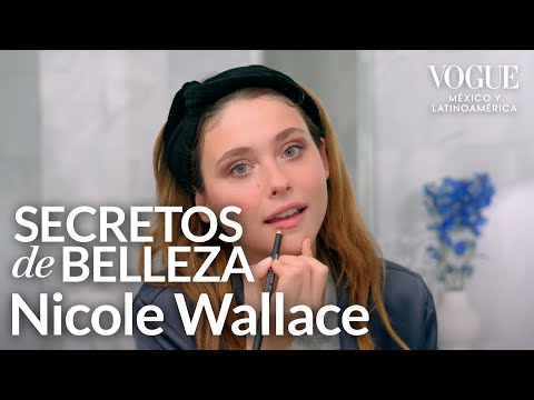 Nicole Wallace, actriz de Culpa Tuya, muestra cómo se hace un maquillaje natural | Vogue México