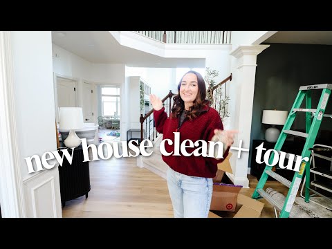 NEW HOUSE TOUR + COZY CLEAN WITH ME! | CLEANING MOTIVATION