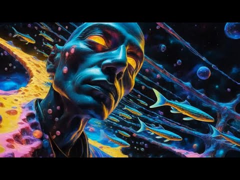 Psychedelic Trance - Magic Mushroom Trippy / Space Visualization mix 2025 (AI Graphic Visuals)