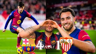DES BONHOMMES !! (FC BARCELONE - FC SEVILLE )