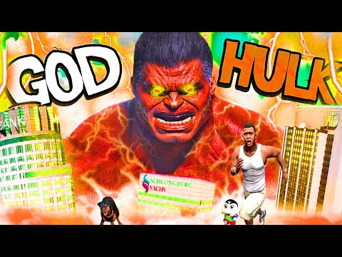 Franklin Became "THE STRONGEST HULK" in GTA 5 | GTA5 AVENGERS