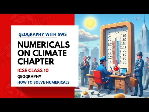 How to solve Data-based Questions in Climate chapter | ICSE Class 10 Geography | Rameshwer Sir
