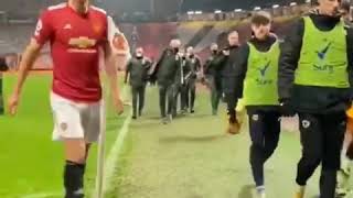 man united ending 2020 with a win + big celebration