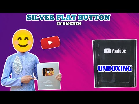 Silver Play Button Unboxing | 100K Subscriber In 6 Month #video