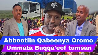 Abbootii Qabeenyaa Ummata Rakkateef Dirmattan Galatoomaa Yaada kaabutaa