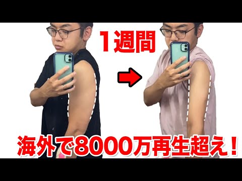 【二の腕痩せるストレッチ筋トレ】二の腕を細くする方法