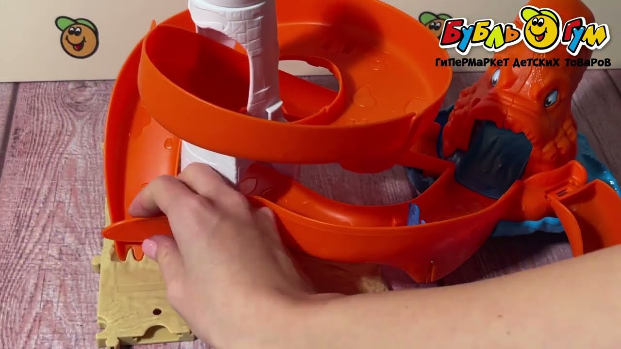 Набор игровой Hot Wheels CITY Атака осьминога - видео