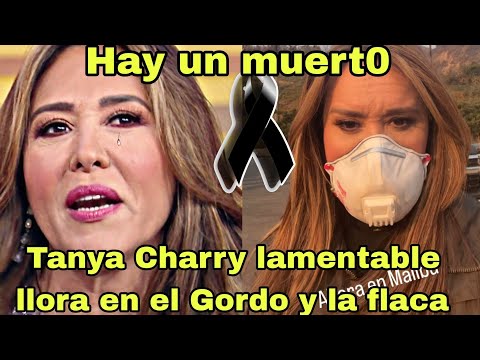 Tanya Charry LL0RANDO DA LAMENTABLE NOTICIA 'hay un muert0' muestra AL CULPABLE DE LOS INCENDI0s🤔