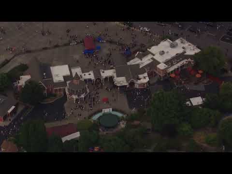 AERIALS: Kentucky Expo Center, Kentucky Kingdom evacuated on false reports of shots fired