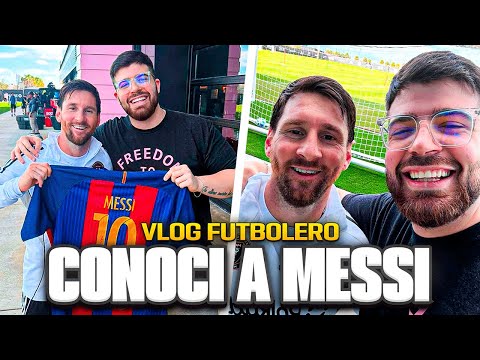 CONOCÍ A LIONEL MESSI. MI ÍDOLO ME INVITÓ A CONOCERLO. VLOG FUTBOLERO: VACACIONES EN MIAMI.