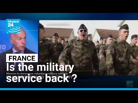 YouTube video thumbnail: France Wants to Bring Voluntary Military Service Back