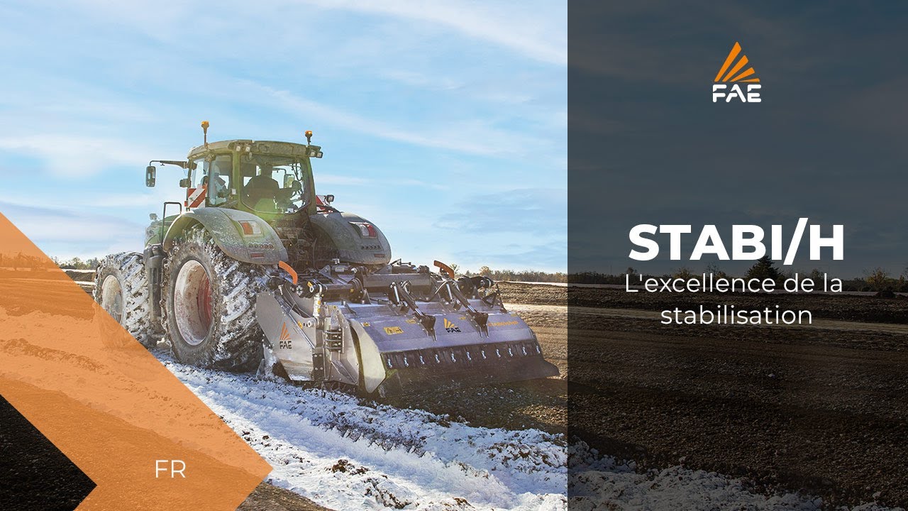 STABI/H Stabilisateur de sol professionnel Vidéo pour tracteurs jusqu'à 500 CV