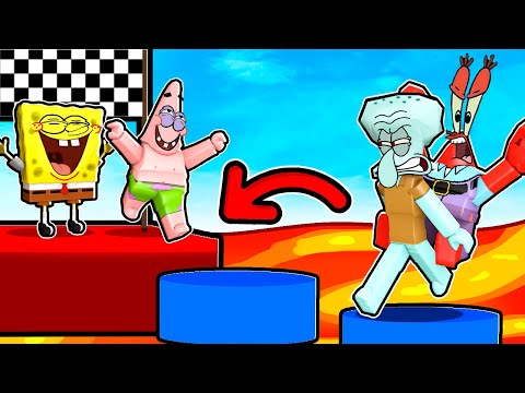 Roblox CARRY A FRIEND Obby with the Krusty Krew!