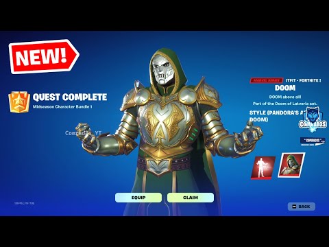 Fortnite Complete Page 2 Doom Quests - How to get Doctor Doom Pandora's Armour Style in Fortnite