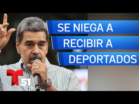 Maduro dice que suspende vuelos con deportados de EEUU