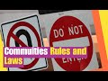 Understanding Communities and Laws