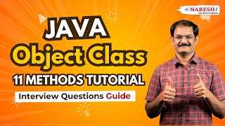 Java Object Class 11 Methods Tutorial | Interview Questions Guide | Naresh IT
