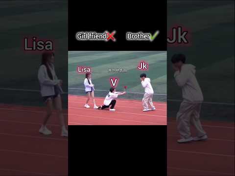Jung kook V and Lisa💓 Sahiba cute couple stutas💞😍 #viral #ytshort #trending #bts #blackpink