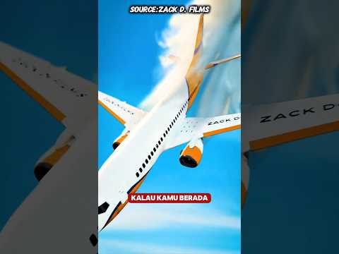 Jika pesawat jatuh ambil posisi yang aman‼️ #shortvideo
