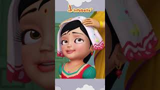 மலையில் விளையாடலாம் வா, குடை கொண்டு வா வா | Tamil Rhymes & Kids Rain Song | Infobells #tamilrhymes